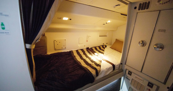 The Hidden Sleeping Rooms of Planes